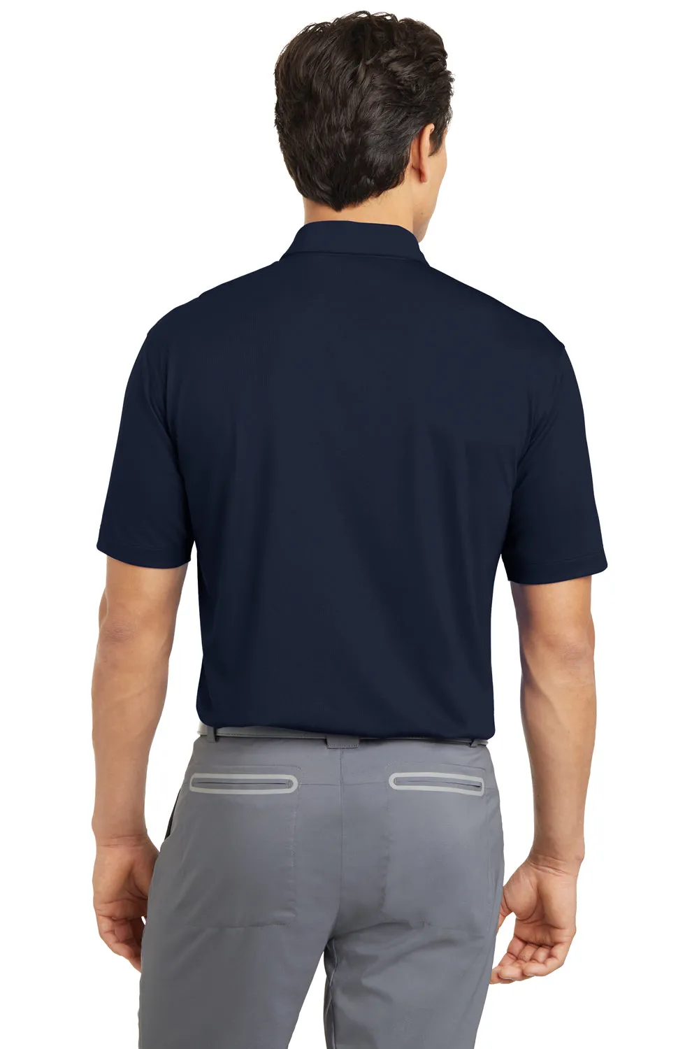 Nike Mens Dri-Fit Moisture Wicking Short Sleeve Polo Shirt - Marine Blue