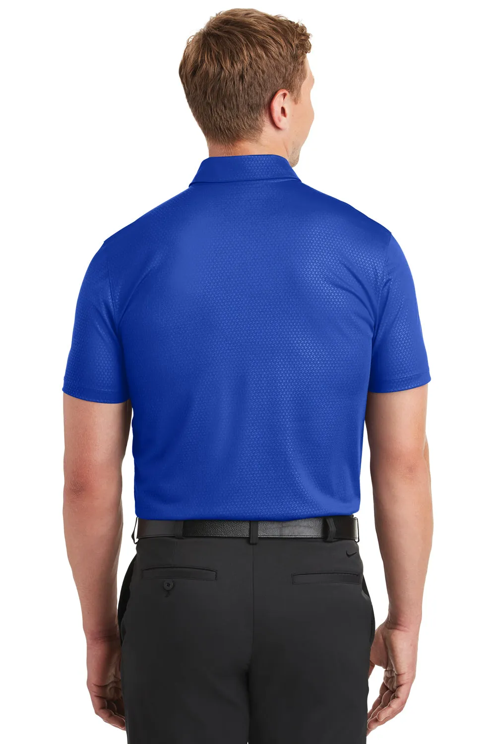 Nike Mens Dri-Fit Moisture Wicking Short Sleeve Polo Shirt - Old Royal Blue