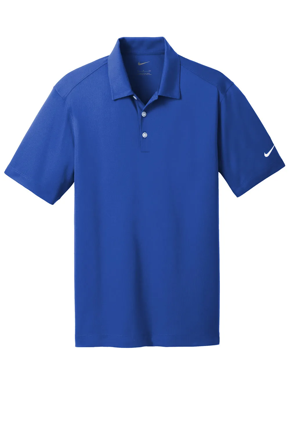 Nike Mens Dri-Fit Moisture Wicking Short Sleeve Polo Shirt - Royal Blue