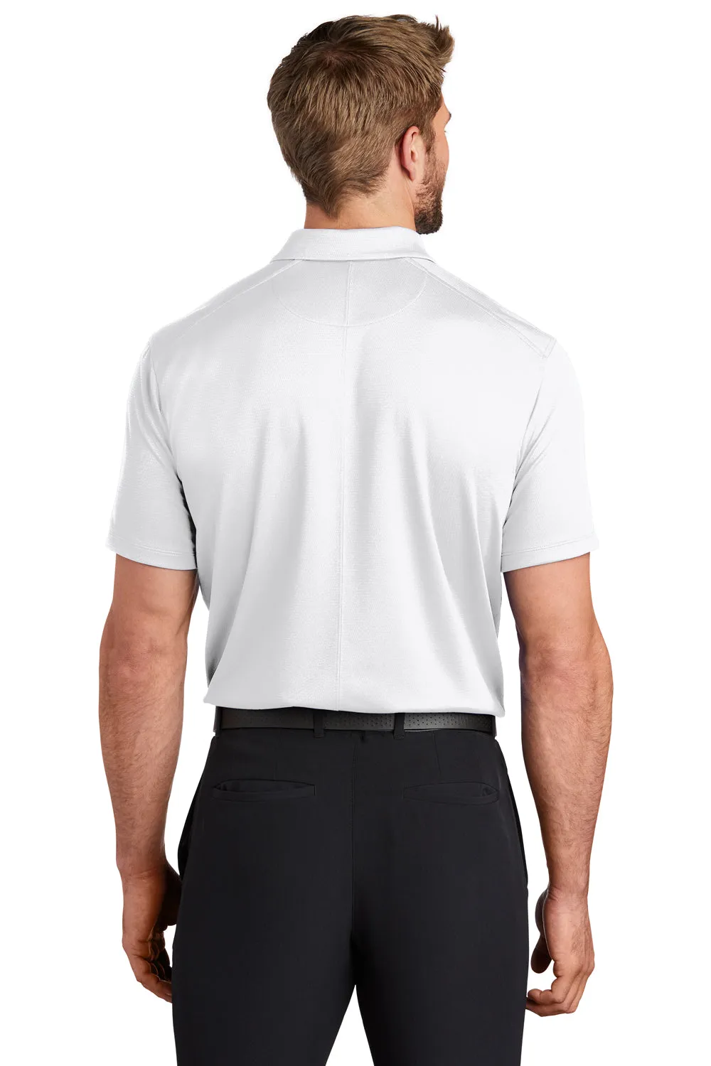 Nike Mens Essential Dri-Fit Moisture Wicking Short Sleeve Polo Shirt - White