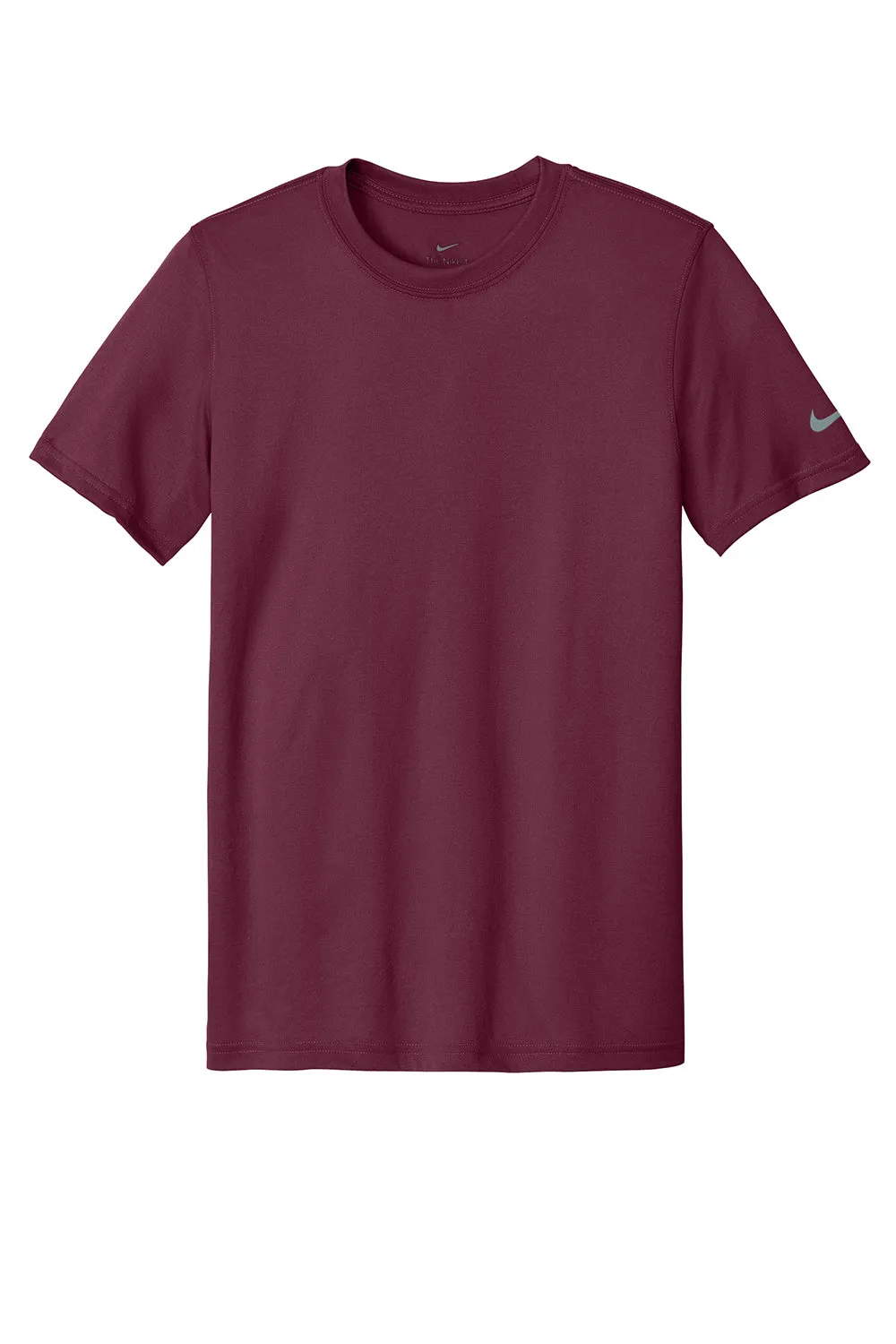 Nike Mens rLegend Dri-Fit Moisture Wicking Short Sleeve Crewneck T-Shirt - Deep Maroon