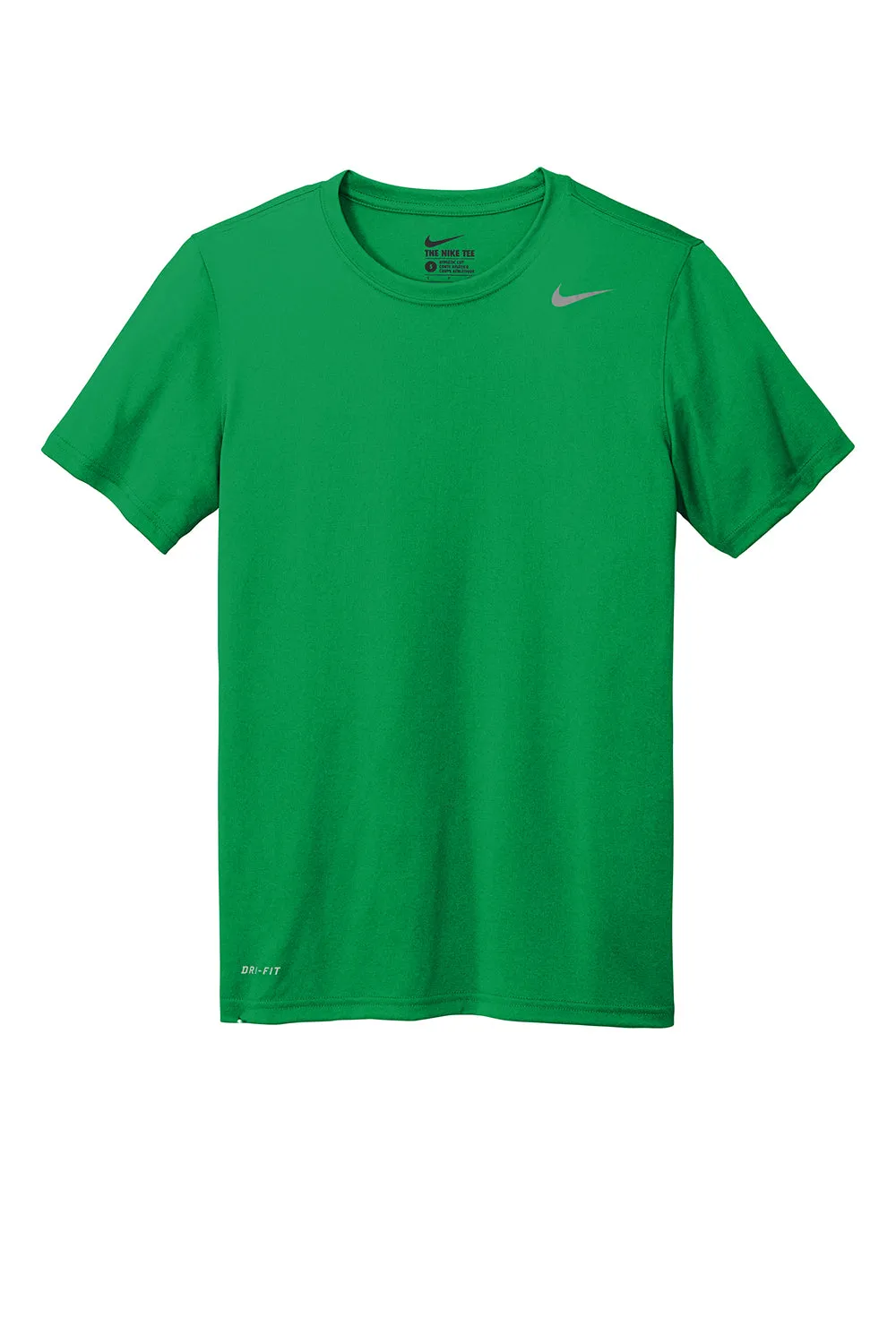 Nike Mens Team rLegend Dri-Fit Moisture Wicking Short Sleeve Crewneck T-Shirt - Apple Green