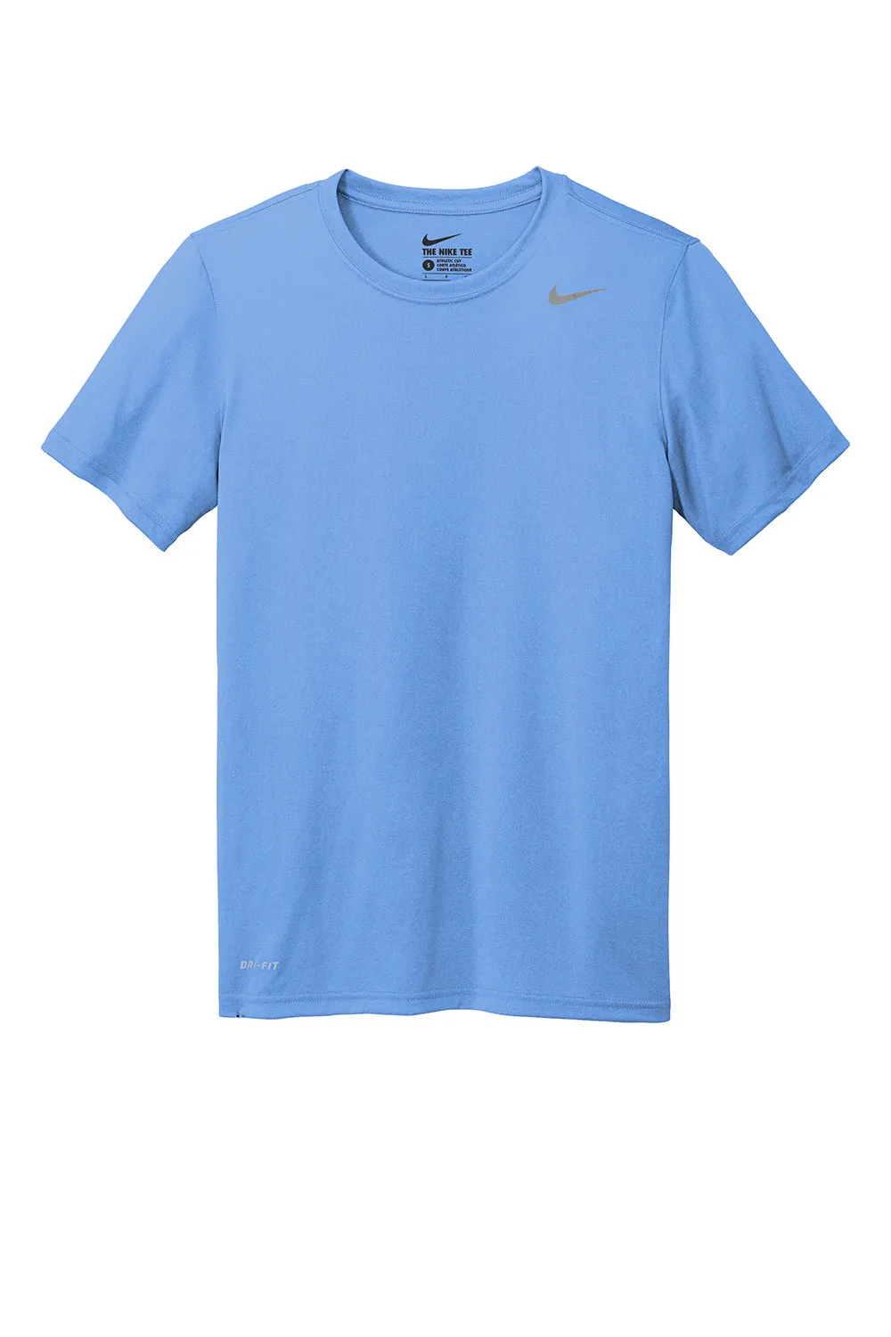 Nike Mens Team rLegend Dri-Fit Moisture Wicking Short Sleeve Crewneck T-Shirt - Valor Blue