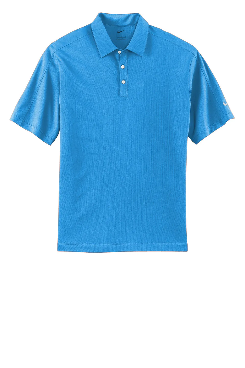Nike Mens Tech Sport Dri-Fit Moisture Wicking Short Sleeve Polo Shirt - Pacific Blue