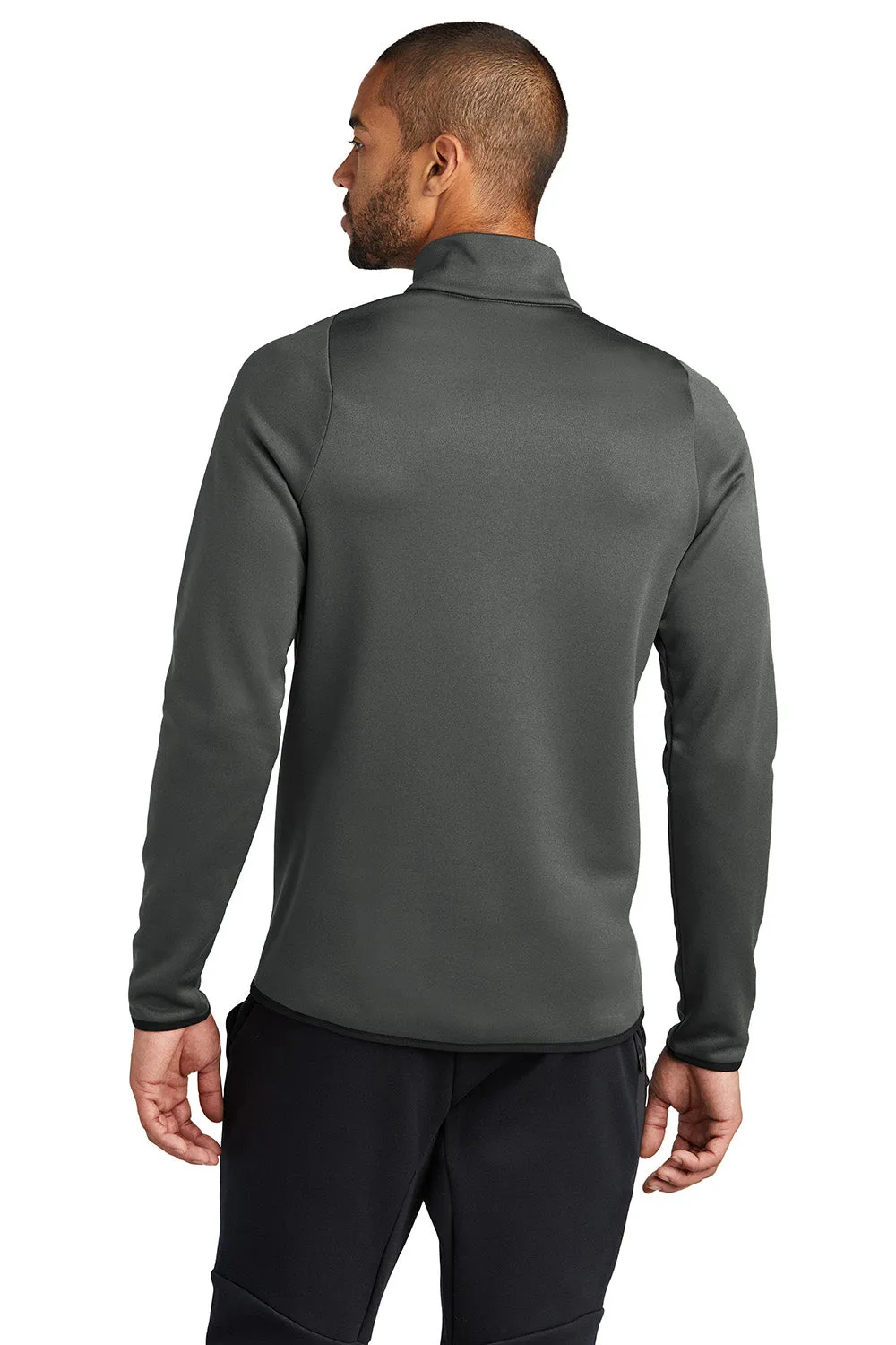 Nike Mens Therma-Fit Moisture Wicking Fleece 1/4 Zip Sweatshirt - Team Anthracite Grey