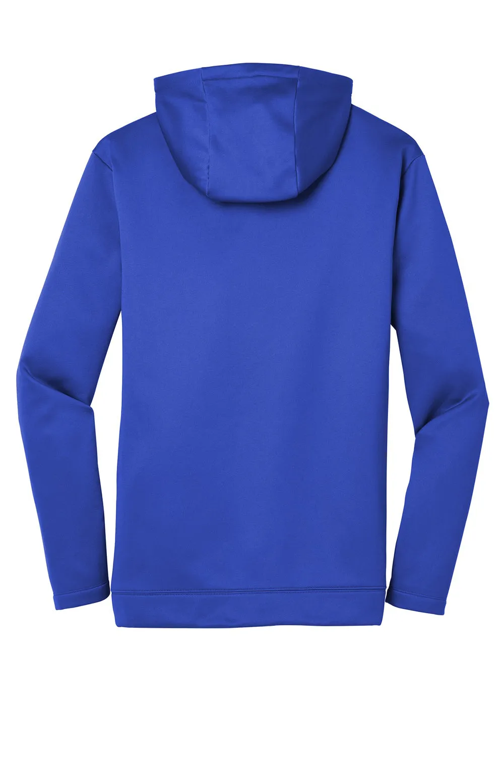 Nike Mens Therma-Fit Moisture Wicking Fleece Full Zip Hooded Sweatshirt Hoodie w/ Pockets - Game Royal Blue