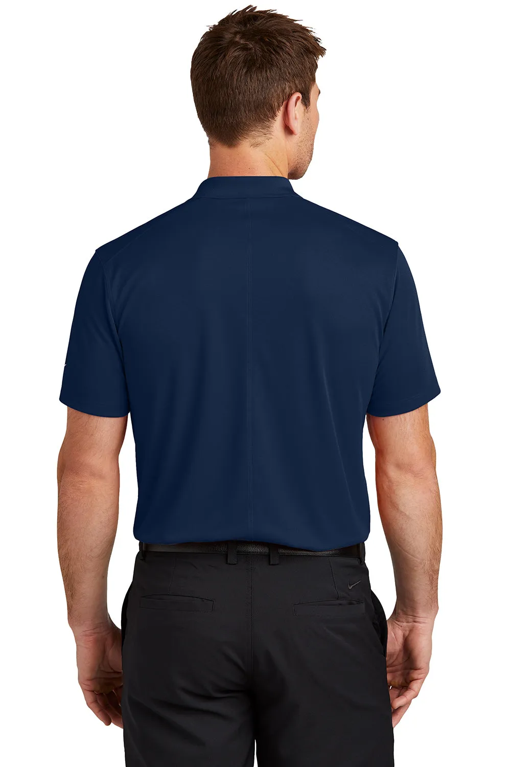 Nike Mens Victory Dri-Fit Moisture Wicking Short Sleeve Polo Shirt - College Navy Blue