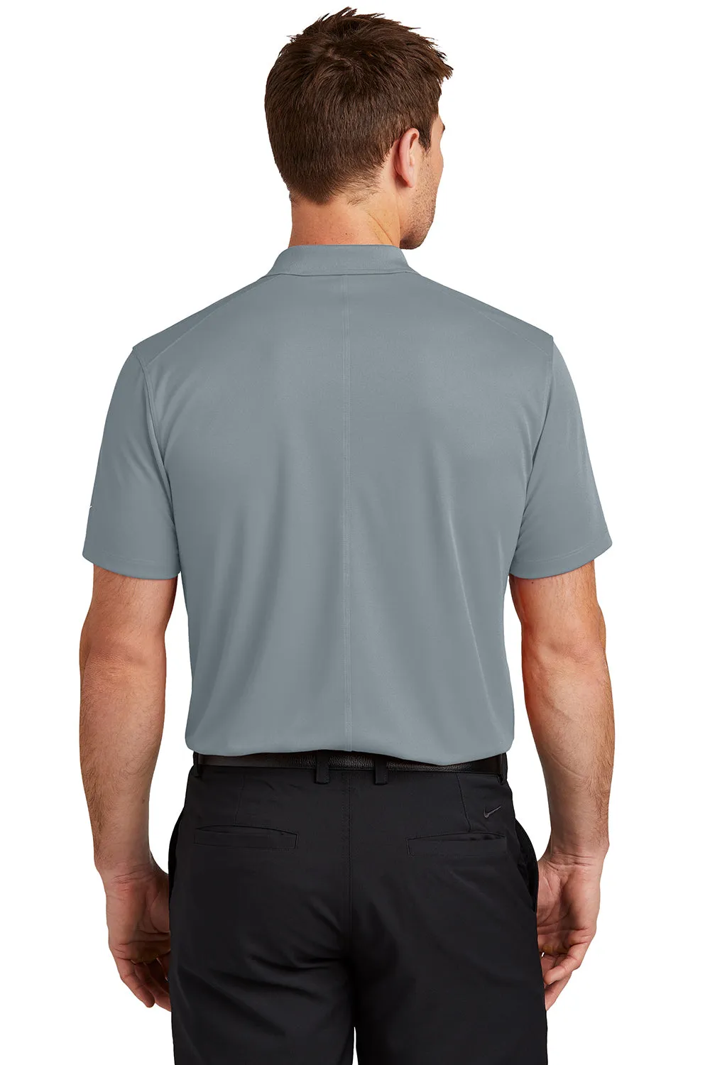 Nike Mens Victory Dri-Fit Moisture Wicking Short Sleeve Polo Shirt - Cool Grey