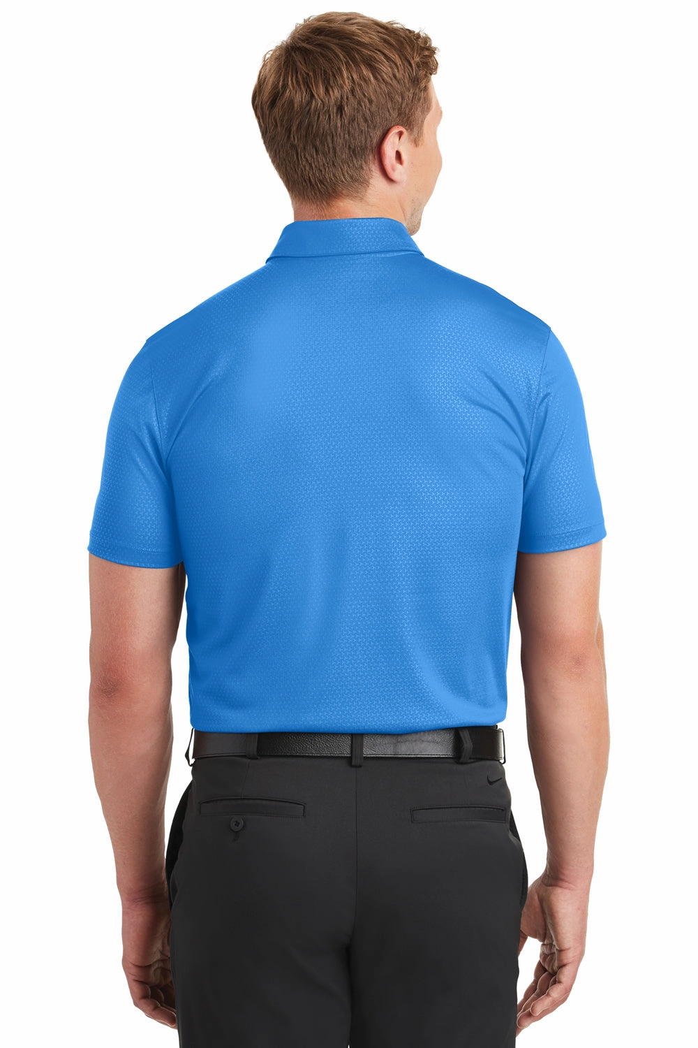 Nike Mens Dri-Fit Moisture Wicking Short Sleeve Polo Shirt - Brisk Blue