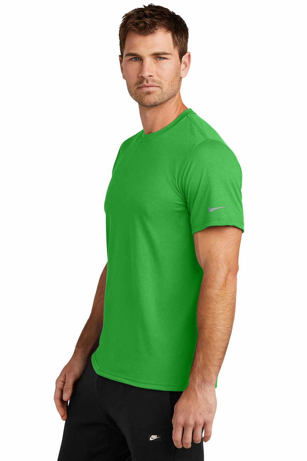 Nike Mens rLegend Dri-Fit Moisture Wicking Short Sleeve Crewneck T-Shirt - Apple Green