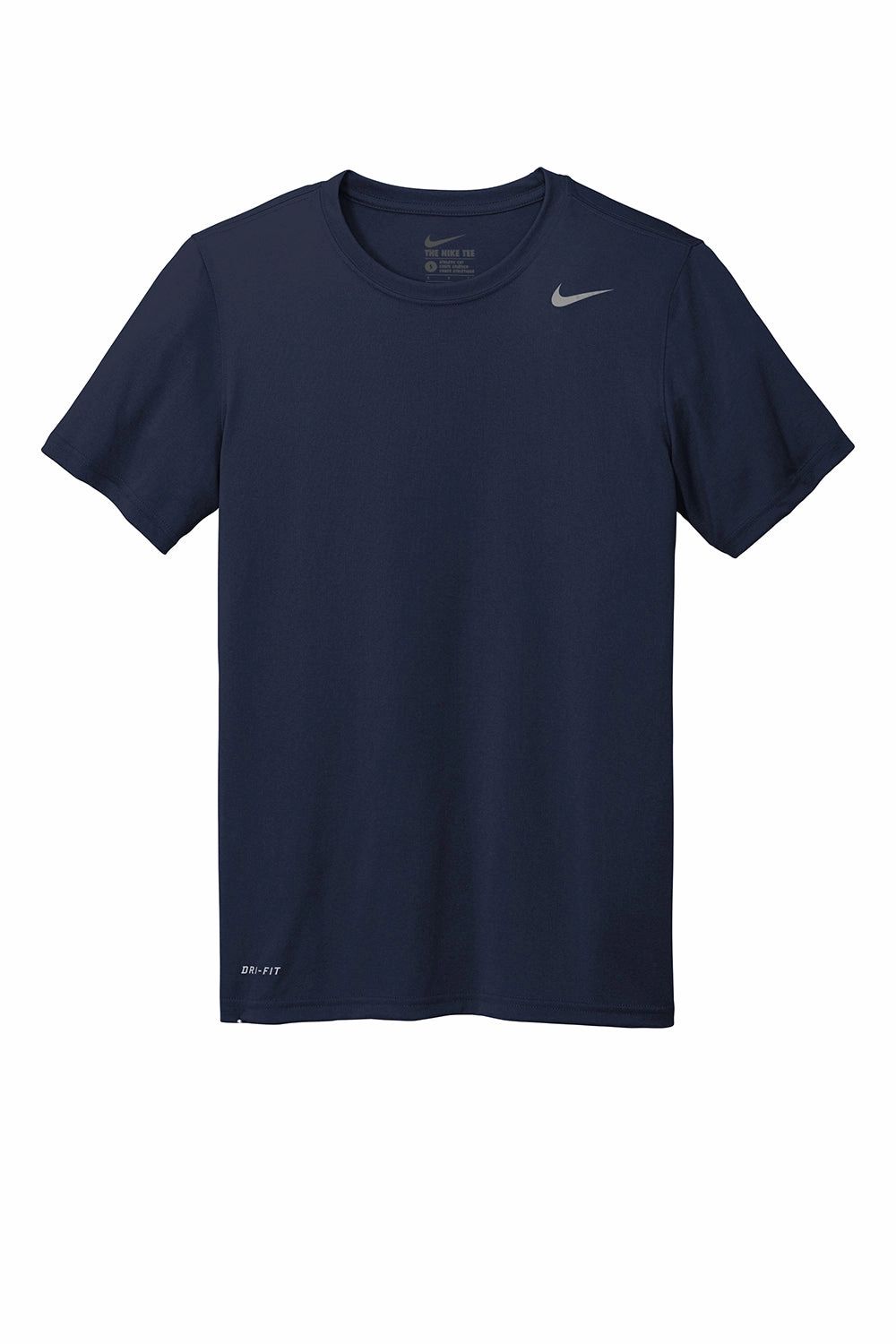 Nike Mens Team rLegend Dri-Fit Moisture Wicking Short Sleeve Crewneck T-Shirt - College Navy Blue