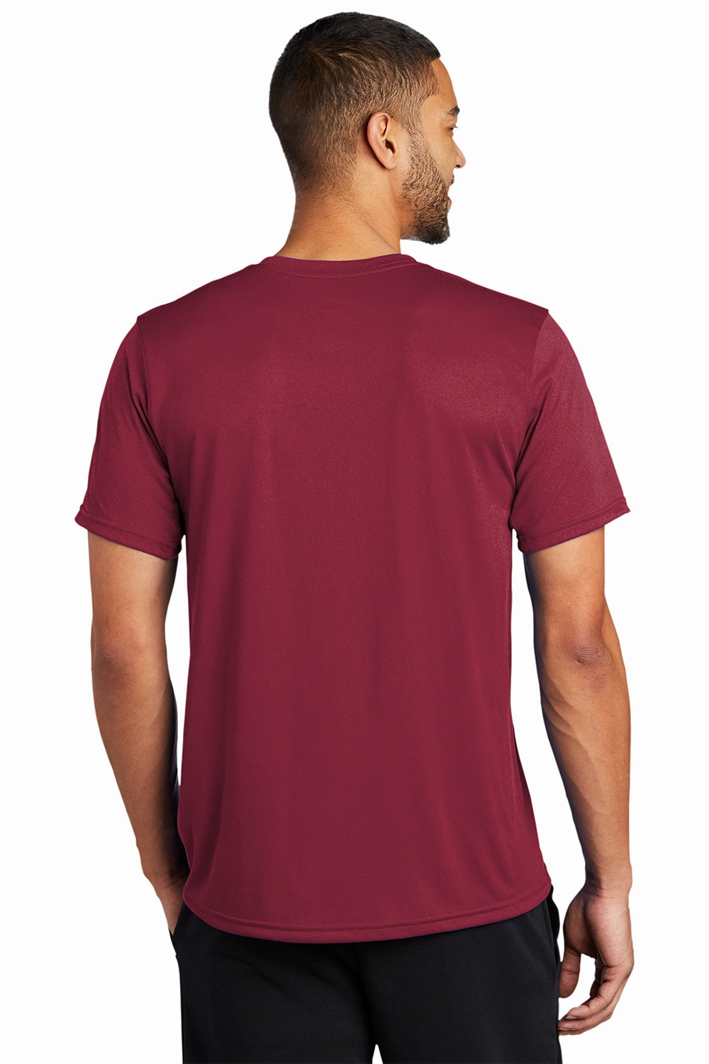 Nike Mens Team rLegend Dri-Fit Moisture Wicking Short Sleeve Crewneck T-Shirt - Team Maroon
