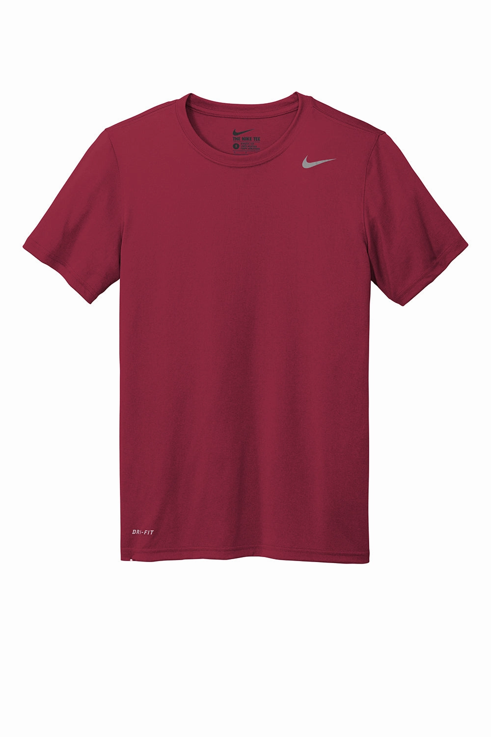 Nike Mens Team rLegend Dri-Fit Moisture Wicking Short Sleeve Crewneck T-Shirt - Team Maroon