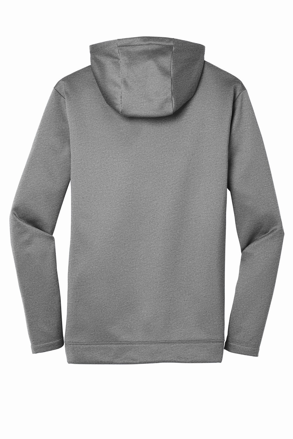 Nike Mens Therma-Fit Moisture Wicking Fleece Full Zip Hooded Sweatshirt Hoodie w/ Pockets - Heather Dark Grey