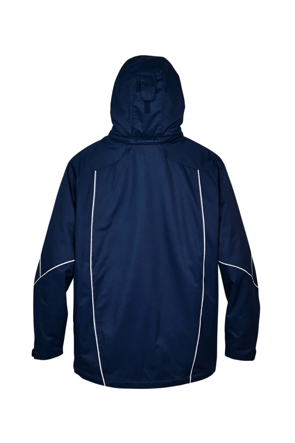 North End Mens Angle 3-in-1 Water Resistant Full Zip Hooded Jacket - Night Blue