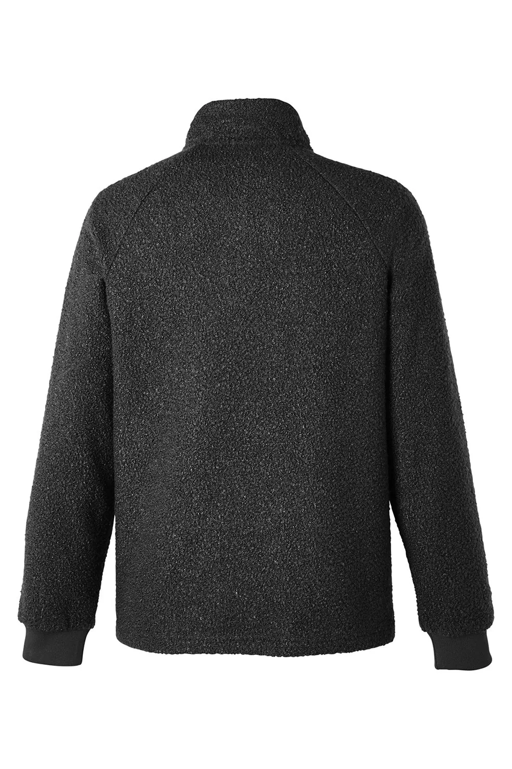 North End Mens Aura Sweater Fleece 1/4 Zip Sweatshirt w/ Pockets - Black