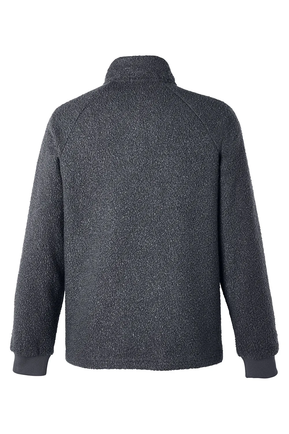 North End Mens Aura Sweater Fleece 1/4 Zip Sweatshirt w/ Pockets - Carbon Grey