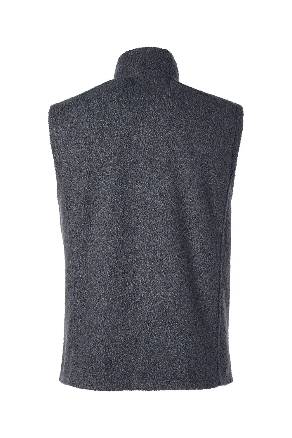 North End Mens Aura Sweater Fleece Full Zip Vest - Carbon Grey