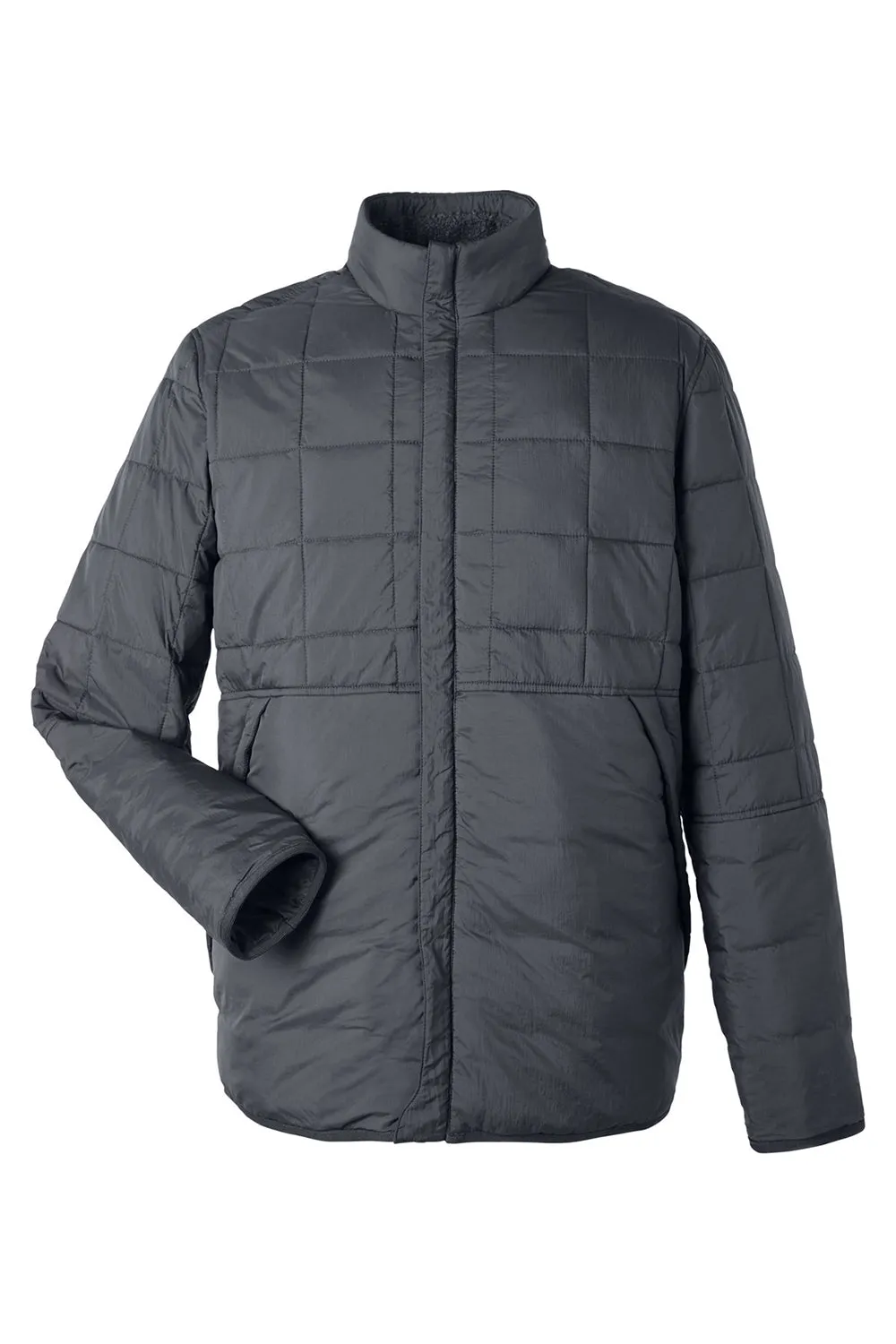 North End Mens Aura Water Resistant Full Zip Jacket - Carbon Grey