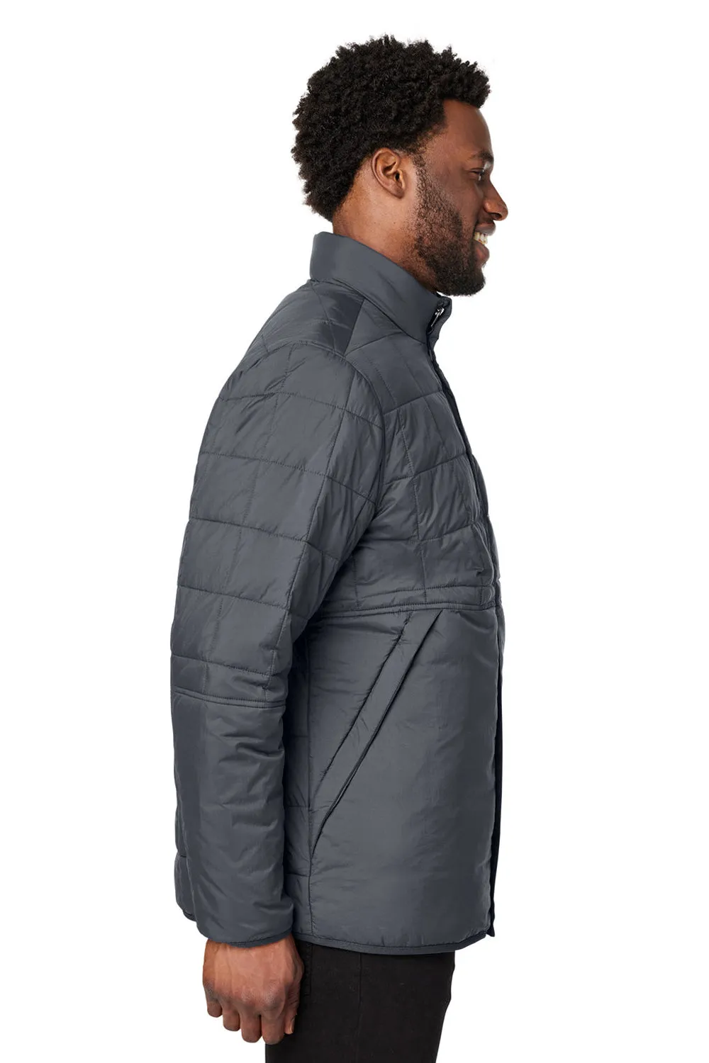 North End Mens Aura Water Resistant Full Zip Jacket - Carbon Grey
