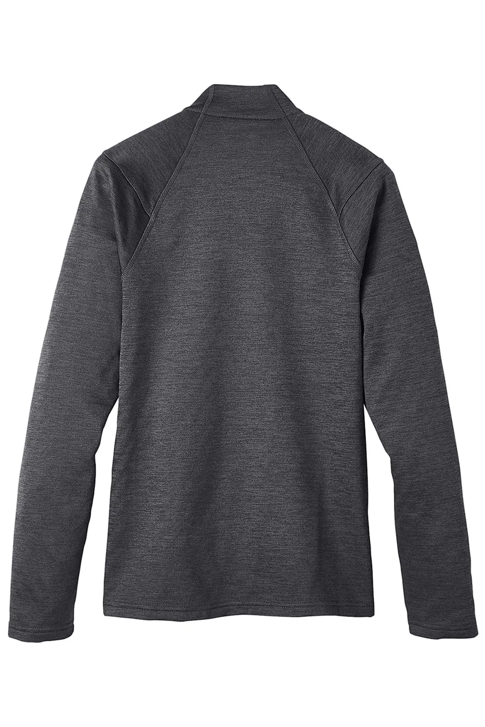 North End Mens Flux 2.0 Fleece Water Resistant Full Zip Jacket - Heather Black/Orange Soda