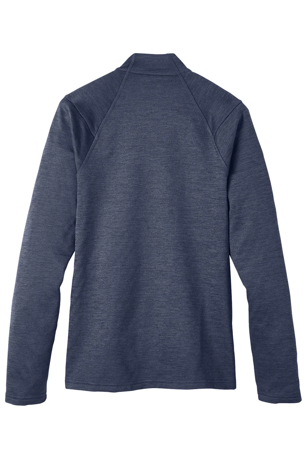 North End Mens Flux 2.0 Fleece Water Resistant Full Zip Jacket - Heather Classic Navy Blue/Carbon Grey