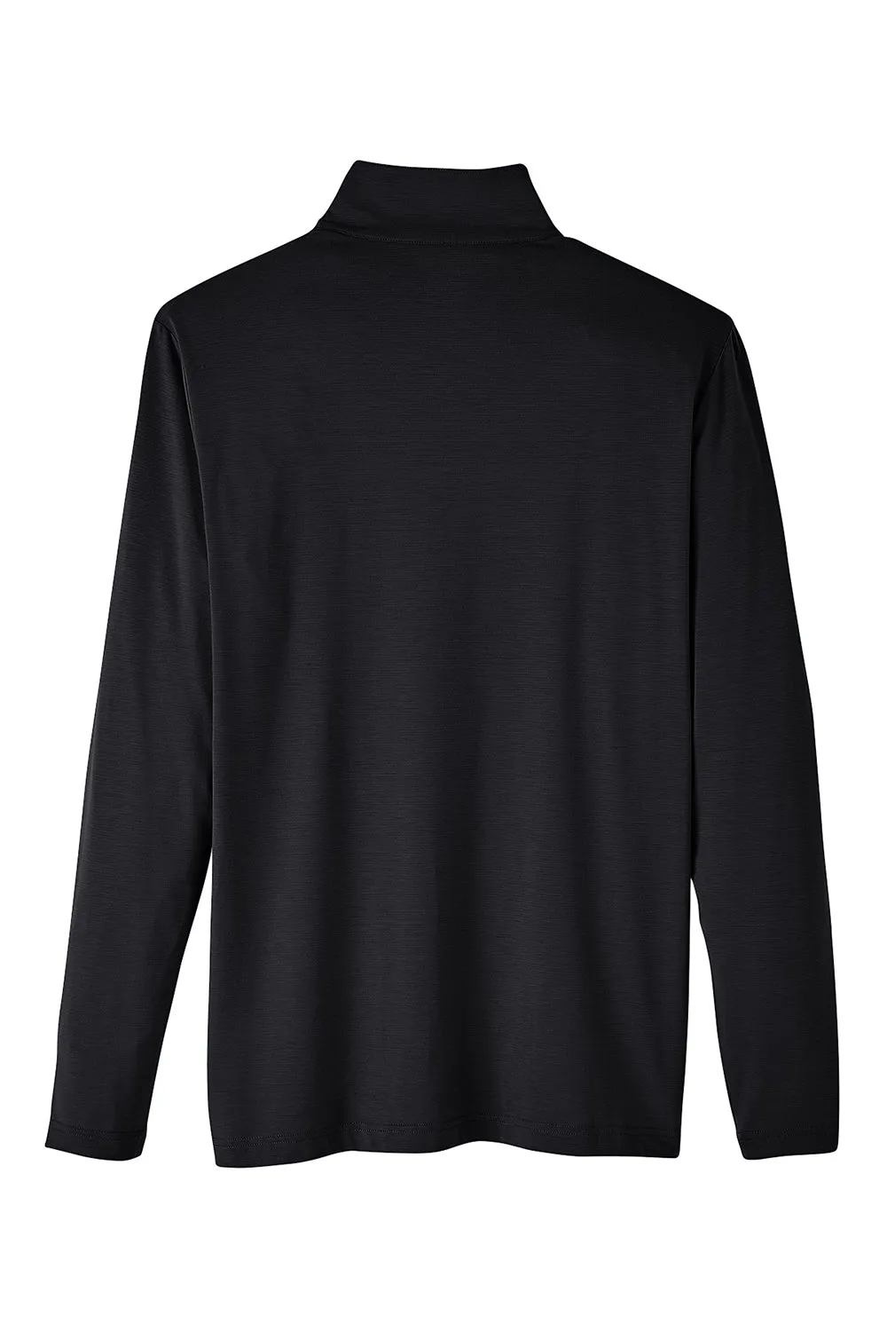 North End Mens Jaq Performance Moisture Wicking Long Sleeve Polo Shirt - Black