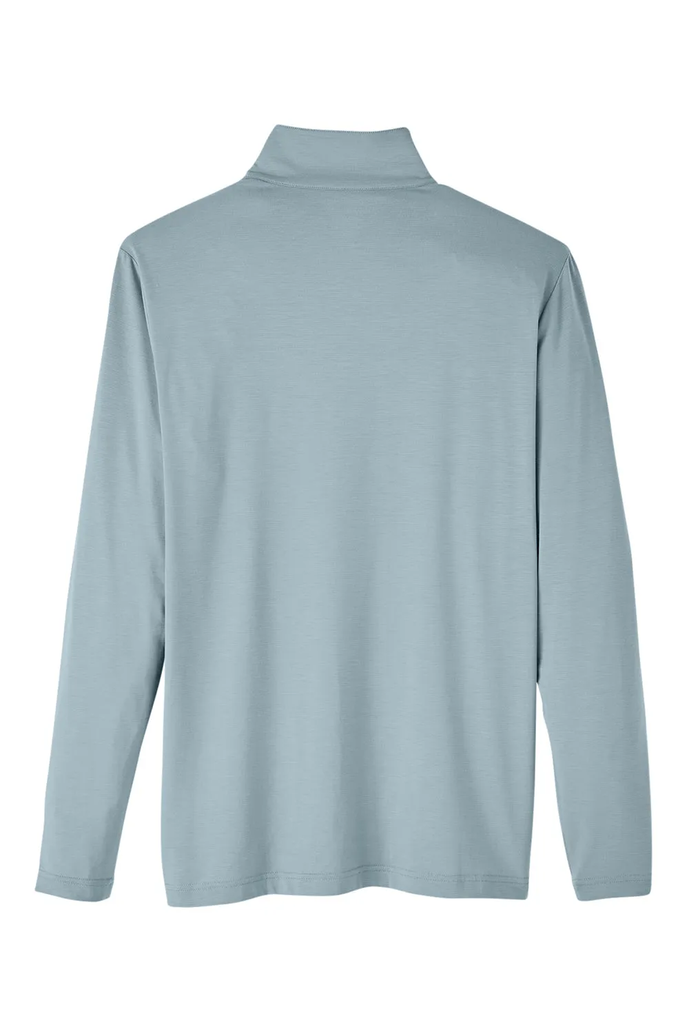 North End Mens Jaq Performance Moisture Wicking Long Sleeve Polo Shirt - Opal Blue
