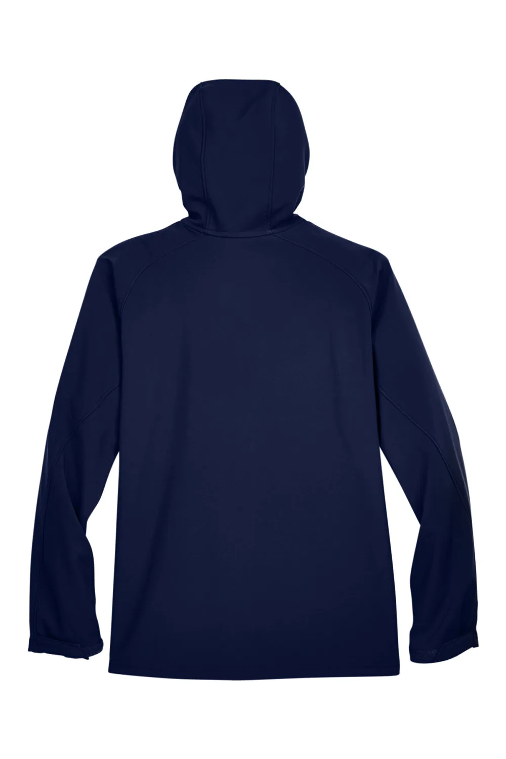 North End Mens Prospect Water Resistant Full Zip Hooded Jacket - Classic Navy Blue