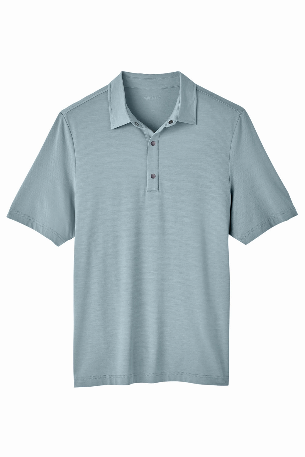 North End Mens Jaq Performance Moisture Wicking Short Sleeve Polo Shirt - Opal Blue