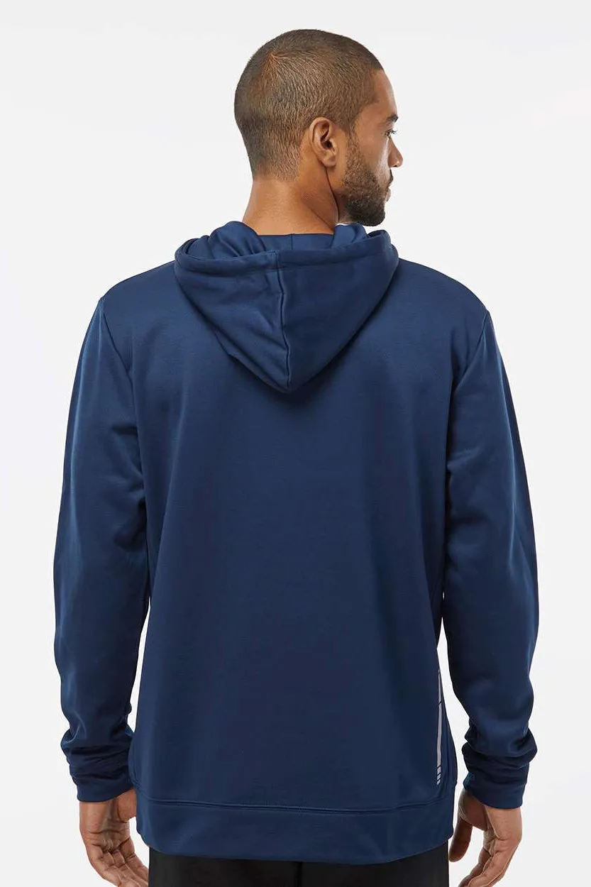 Oakley Mens Team Issue Hydrolix Hooded Sweatshirt Hoodie w/ Pouch Pocket - Team Navy Blue