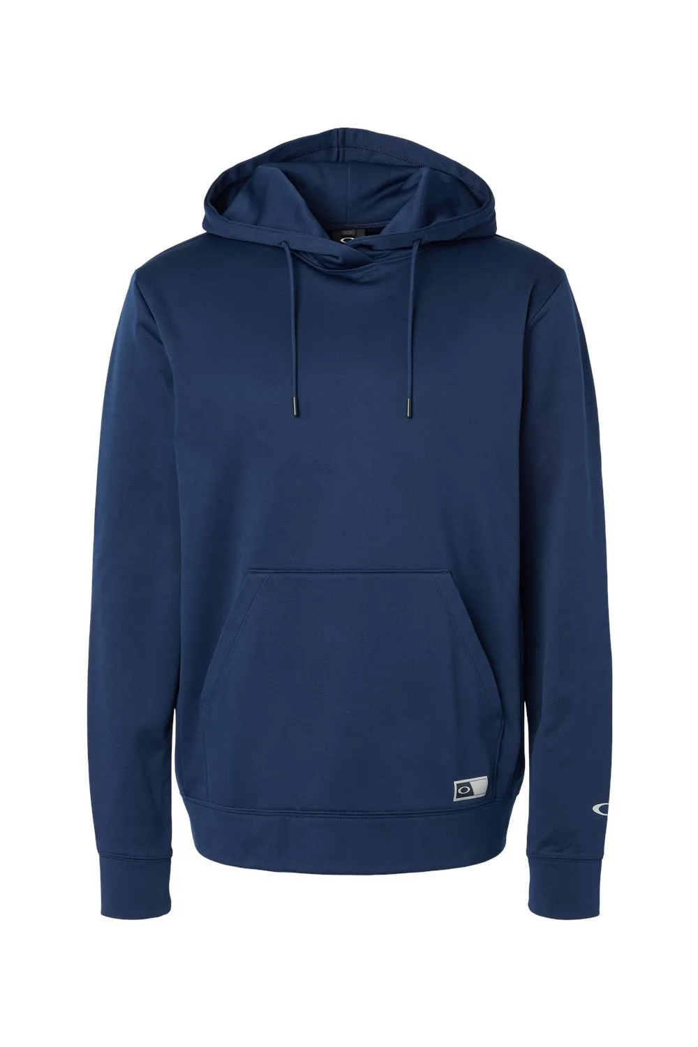 Oakley Mens Team Issue Hydrolix Hooded Sweatshirt Hoodie w/ Pouch Pocket - Team Navy Blue