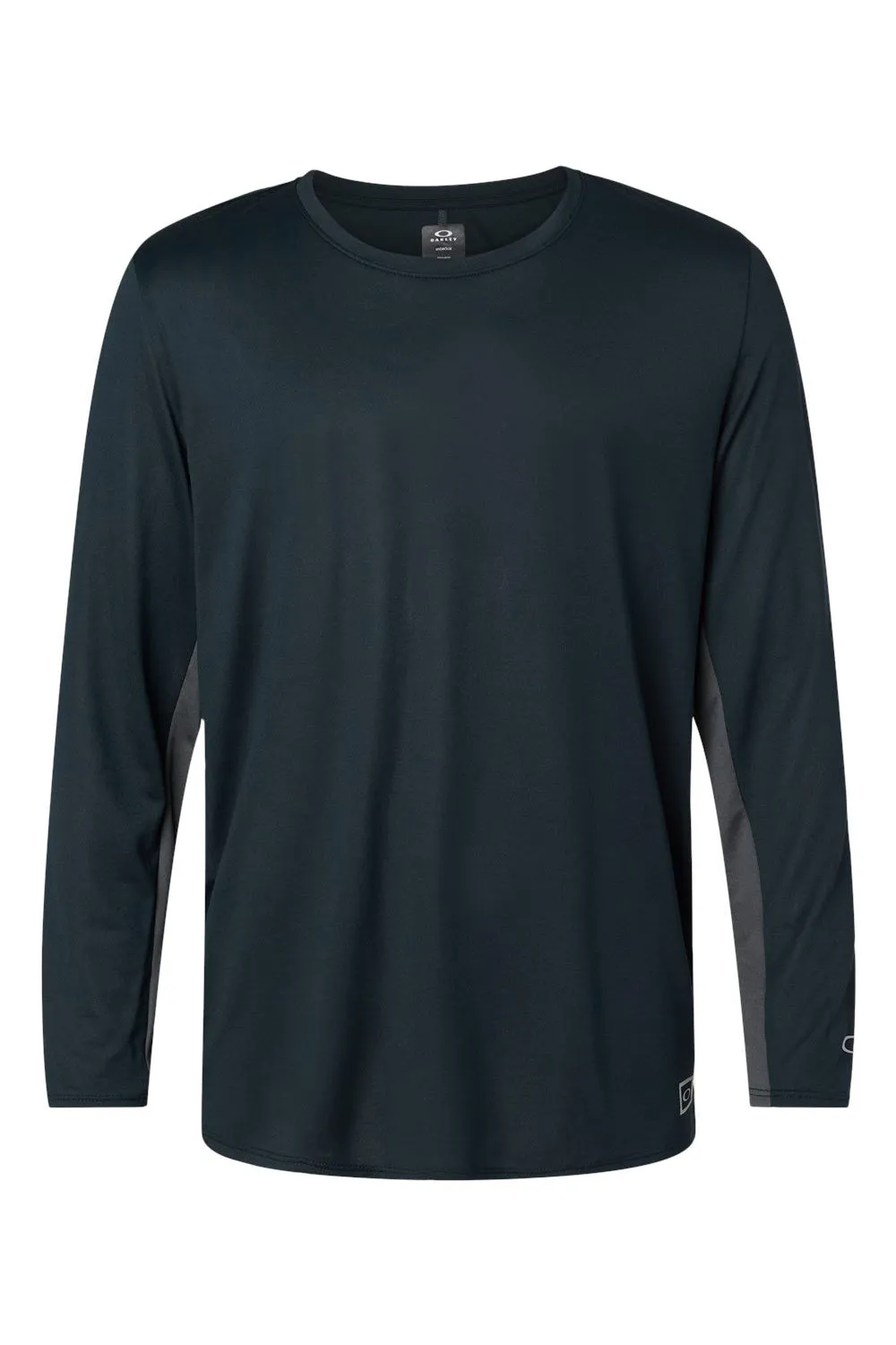 Oakley Mens Team Issue Hydrolix Long Sleeve Crewneck T-Shirt - Blackout