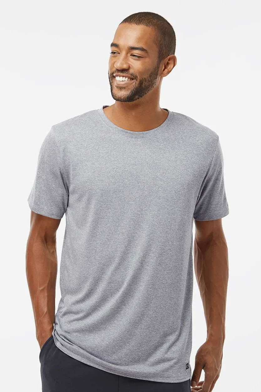 Oakley Mens Team Issue Hydrolix Short Sleeve Crewneck T-Shirt - Heather Granite Grey