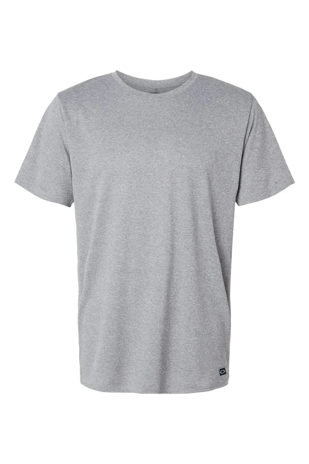 Oakley Mens Team Issue Hydrolix Short Sleeve Crewneck T-Shirt - Heather Granite Grey