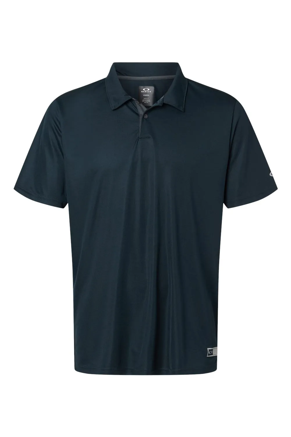 Oakley Mens Team Issue Hydrolix Short Sleeve Polo Shirt - Blackout