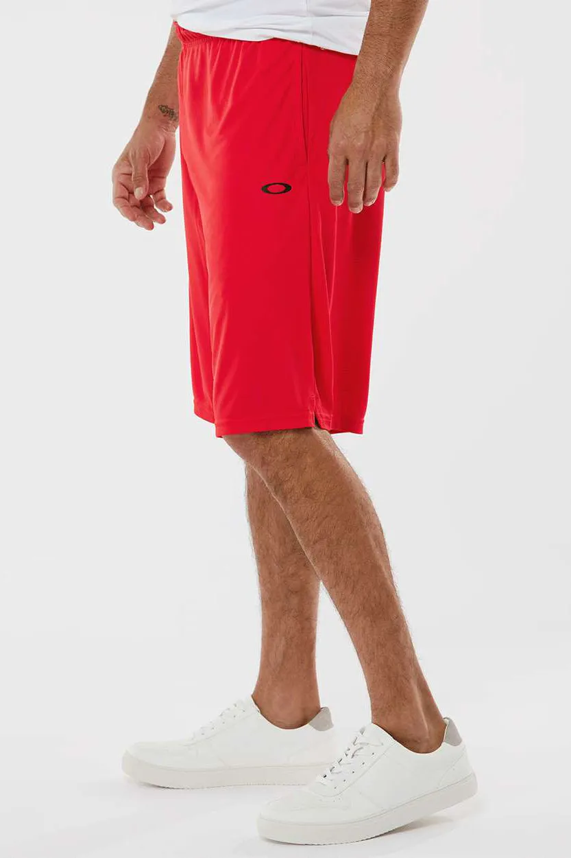 Oakley Mens Team Issue Hydrolix Shorts w/ Pockets - Team Red - Closeout