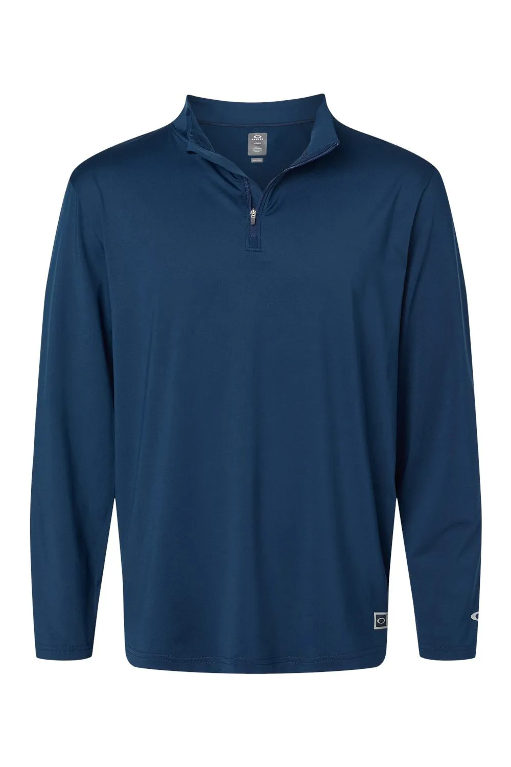Oakley Mens Team Issue Podium 1/4 Zip Sweatshirt - Team Navy Blue