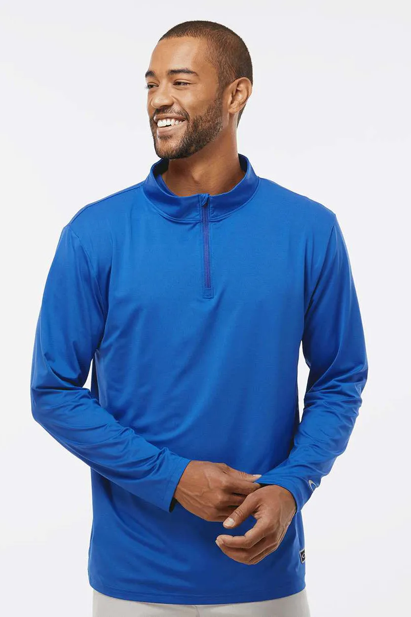 Oakley Mens Team Issue Podium 1/4 Zip Sweatshirt - Team Royal Blue