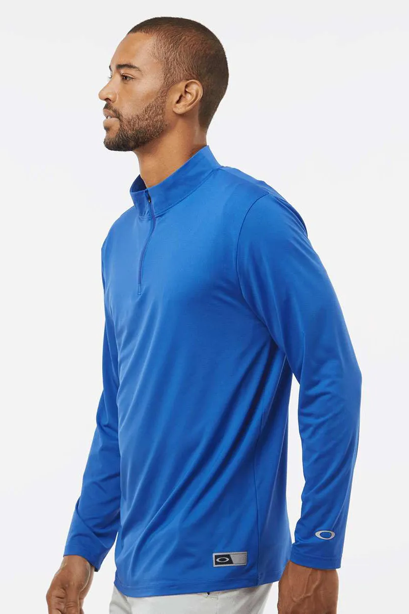 Oakley Mens Team Issue Podium 1/4 Zip Sweatshirt - Team Royal Blue