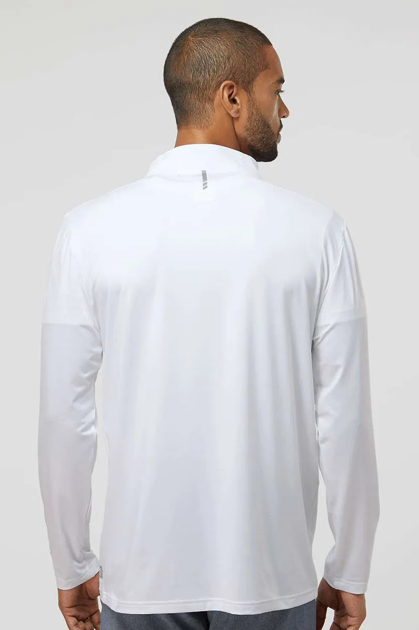 Oakley Mens Team Issue Podium 1/4 Zip Sweatshirt - White
