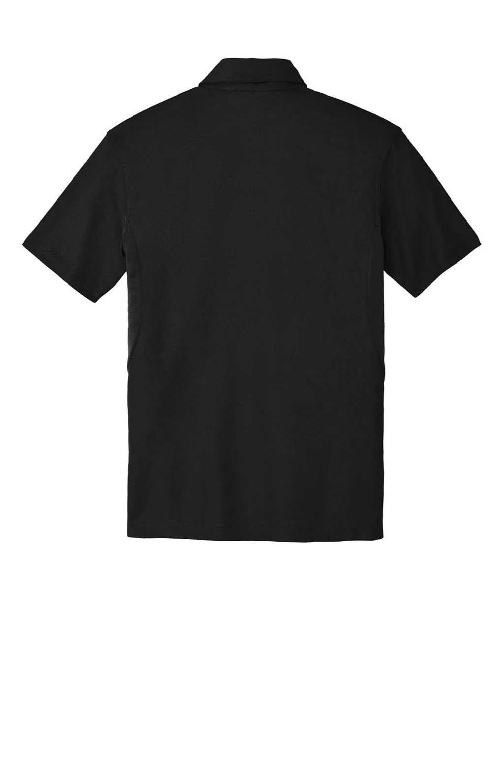 Ogio Mens Accelerator Moisture Wicking Short Sleeve Polo Shirt w/ Pocket - Blacktop