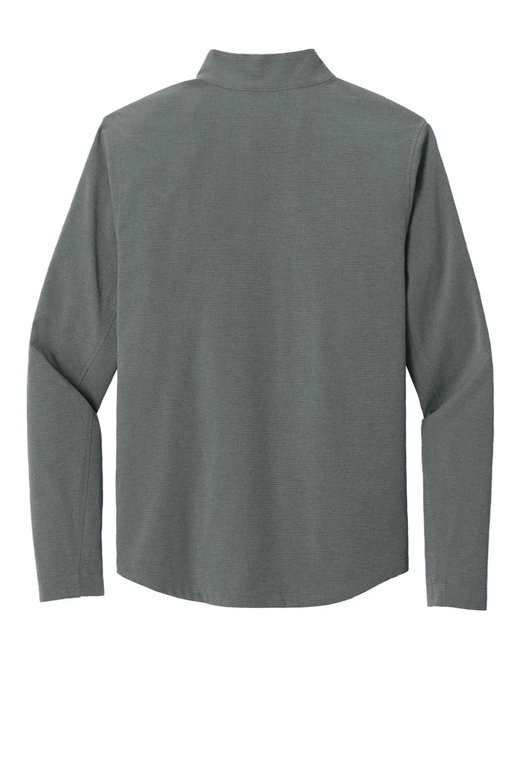Ogio Mens Aspect Moisture Wicking 1/4 Zip Sweatshirt w/ Pouch Pocket - Rogue Grey