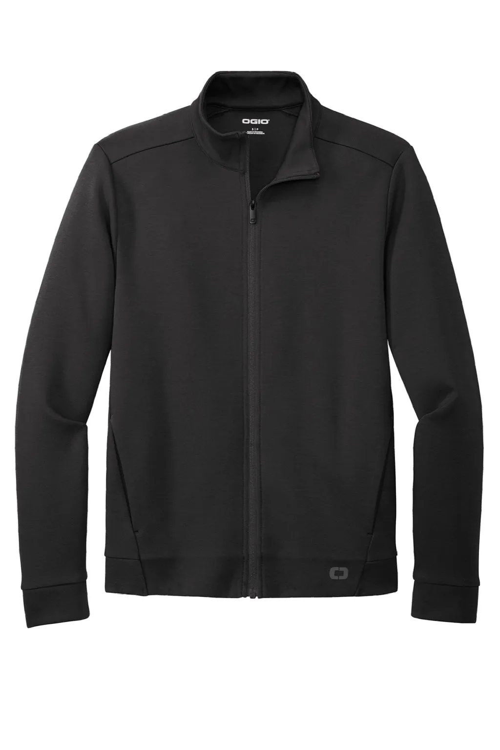 Ogio Mens Bolt Full Zip Sweatshirt w/ Pockets - Blacktop