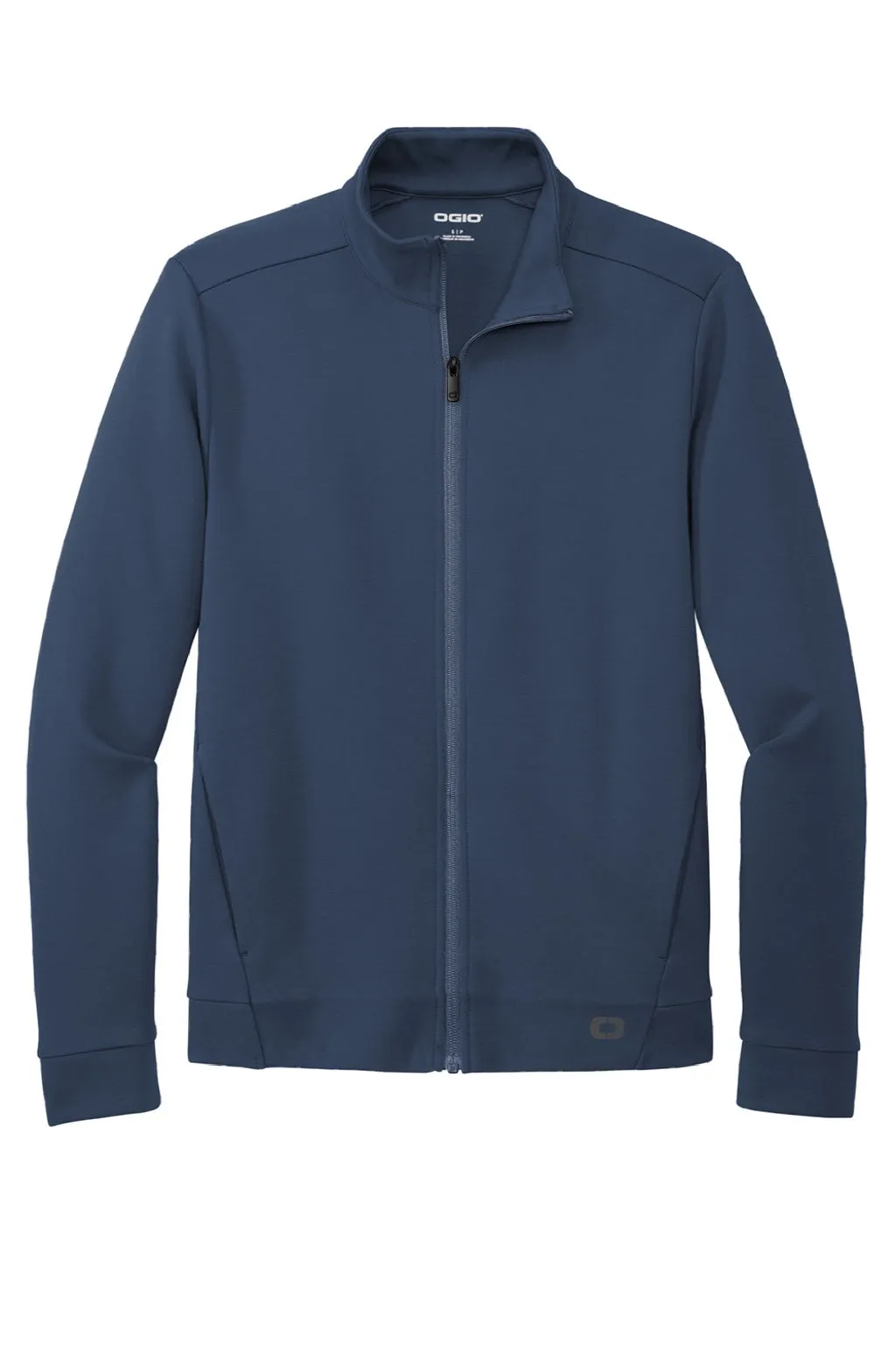 Ogio Mens Bolt Full Zip Sweatshirt w/ Pockets - Strike Blue