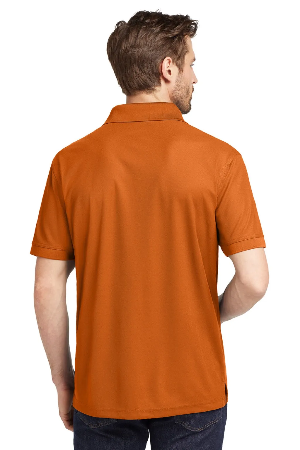 Ogio Mens Caliber 2.0 Moisture Wicking Short Sleeve Polo Shirt - Flare Orange