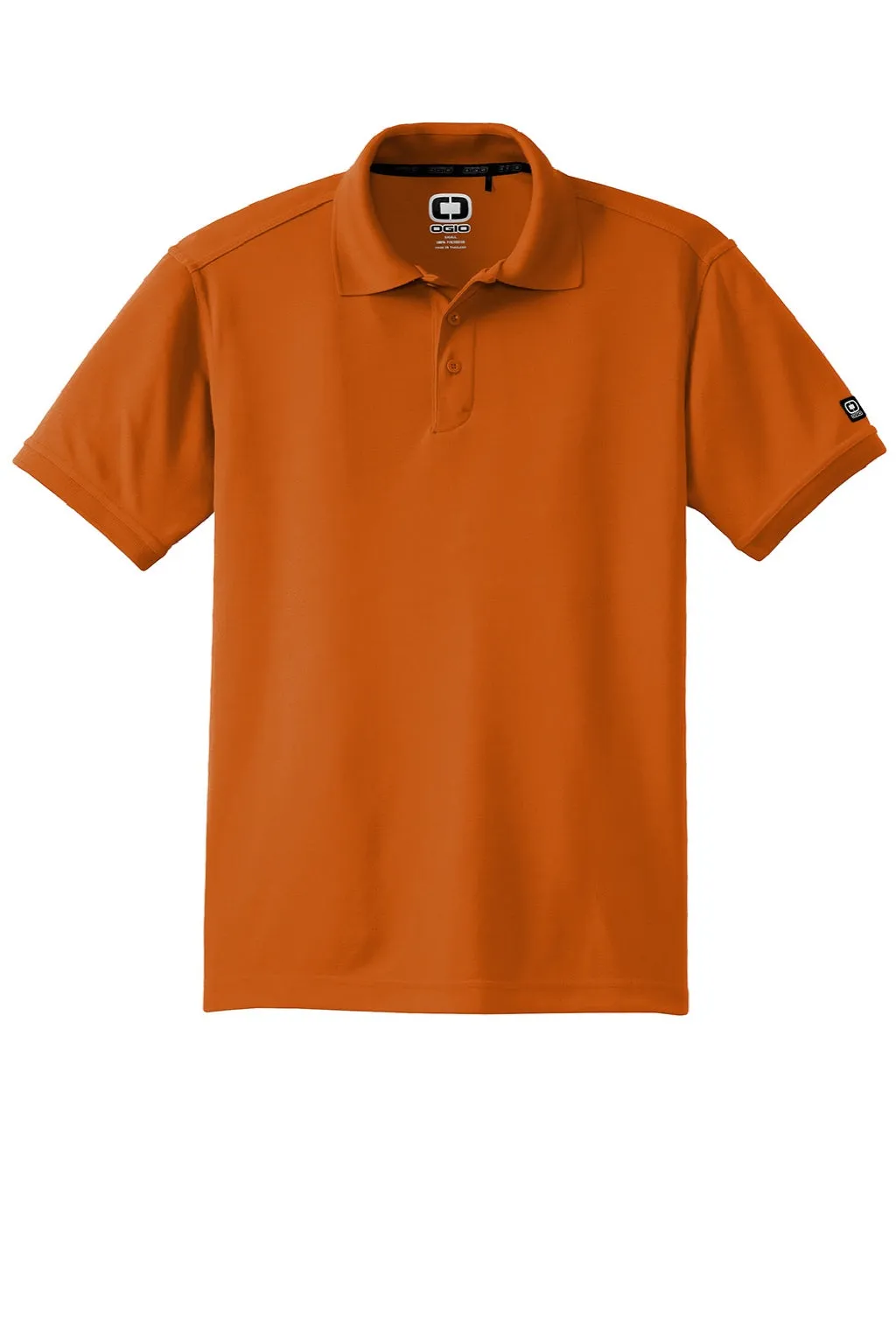 Ogio Mens Caliber 2.0 Moisture Wicking Short Sleeve Polo Shirt - Flare Orange