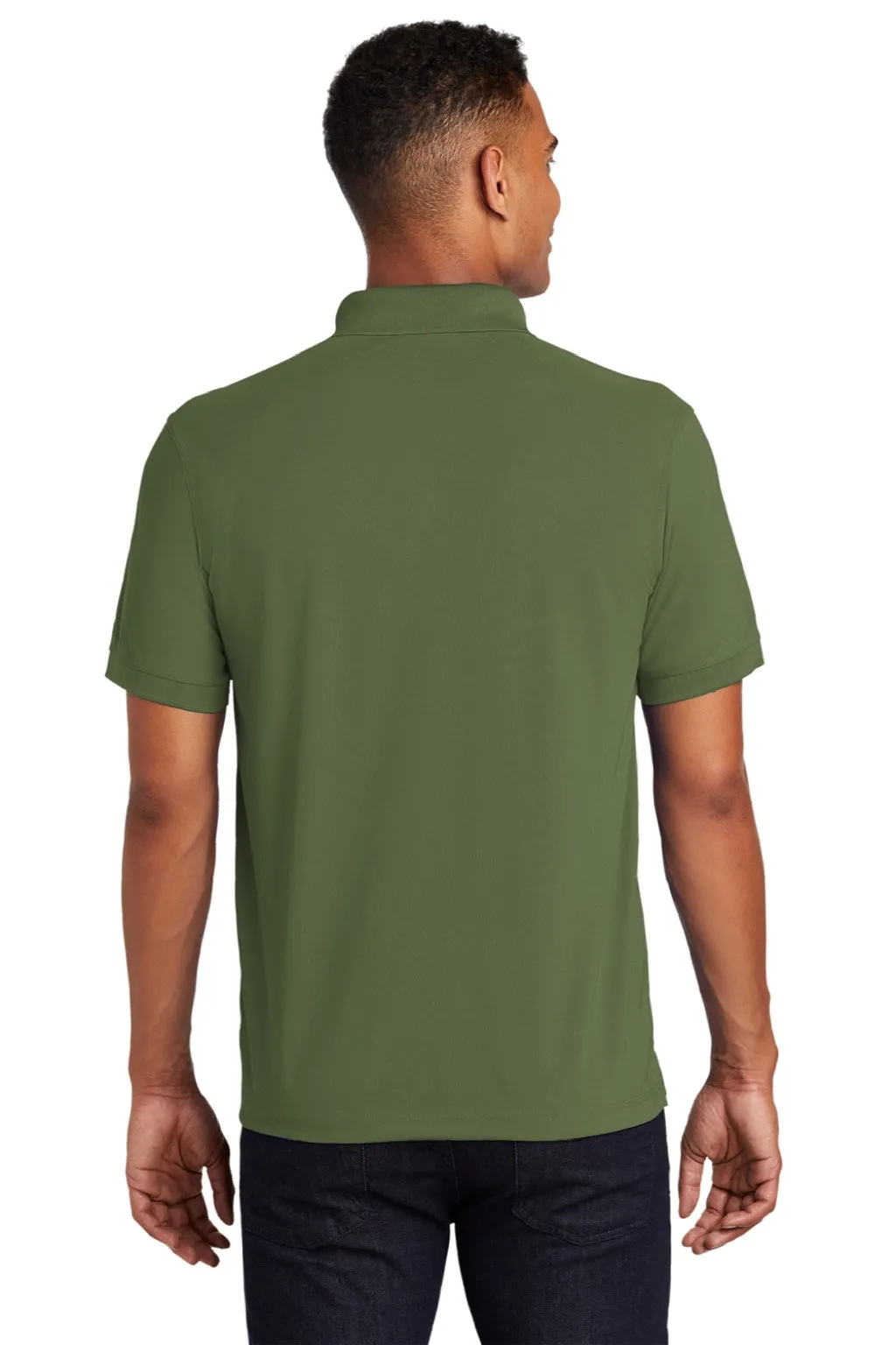 Ogio Mens Caliber 2.0 Moisture Wicking Short Sleeve Polo Shirt - Grit Green