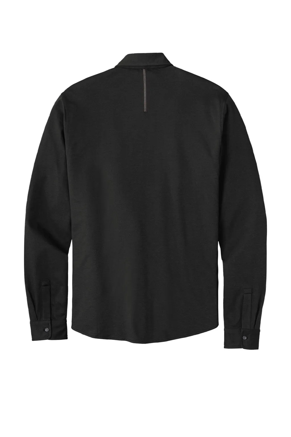 Ogio Mens Code Stretch Moisture Wicking Long Sleeve Button Down Shirt - Blacktop