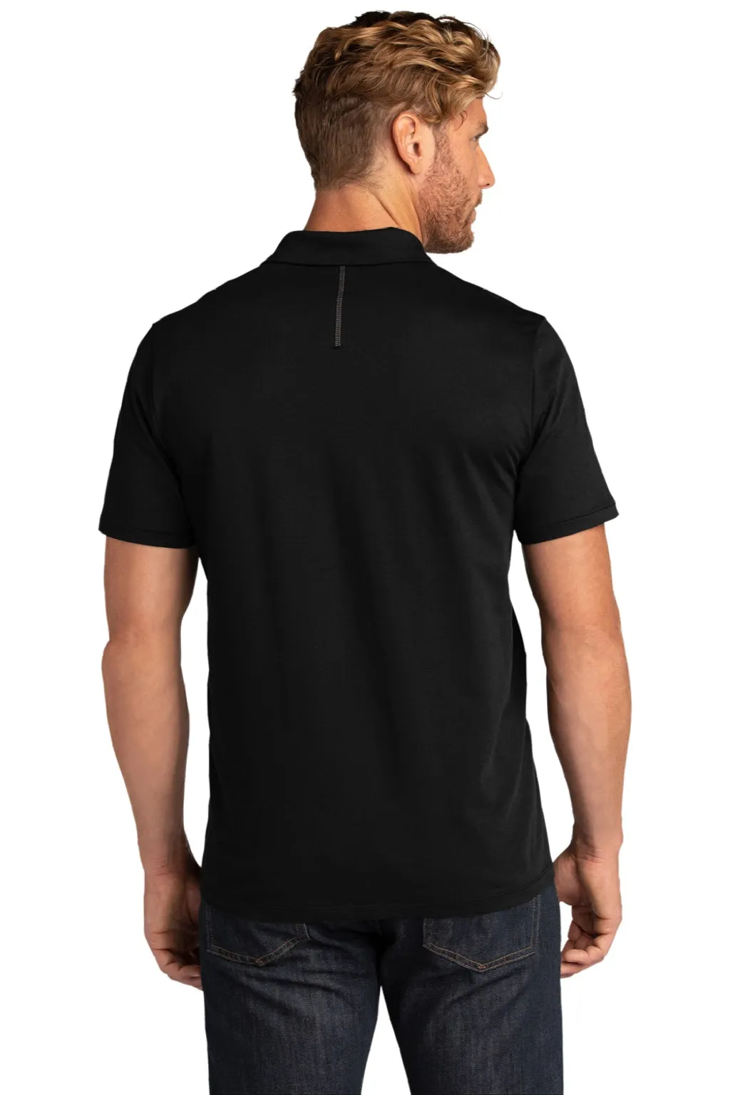 Ogio Mens Code Stretch Moisture Wicking Short Sleeve Polo Shirt - Blacktop